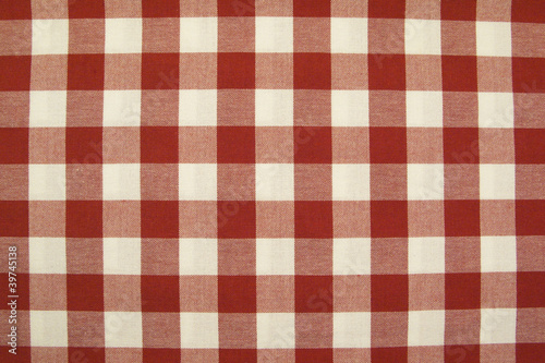 Mantel de cuadros rojos y blancos, fondo