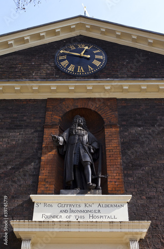 Facade of the Geffrye Museum in London photo