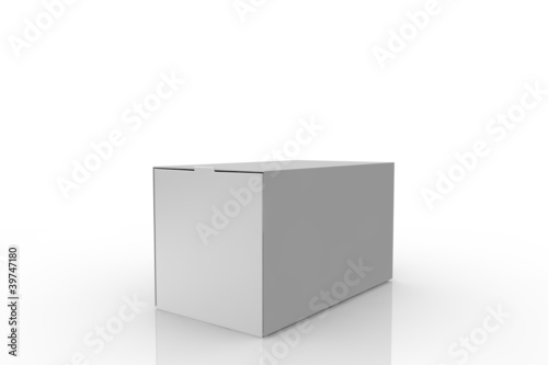 White cardboard