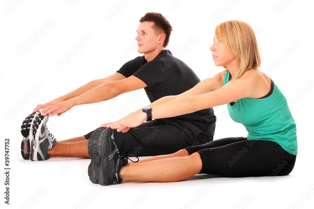 Obraz premium Double stretching