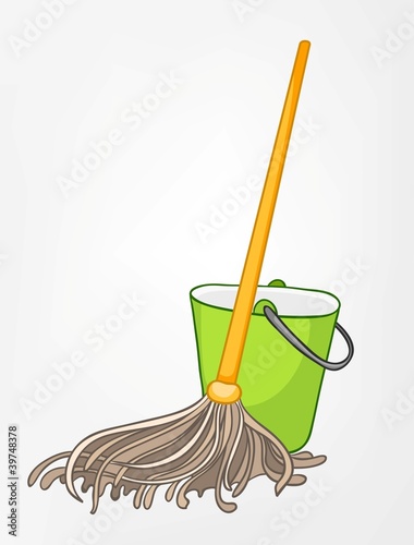 Cartoon Home Miscellaneous Mop