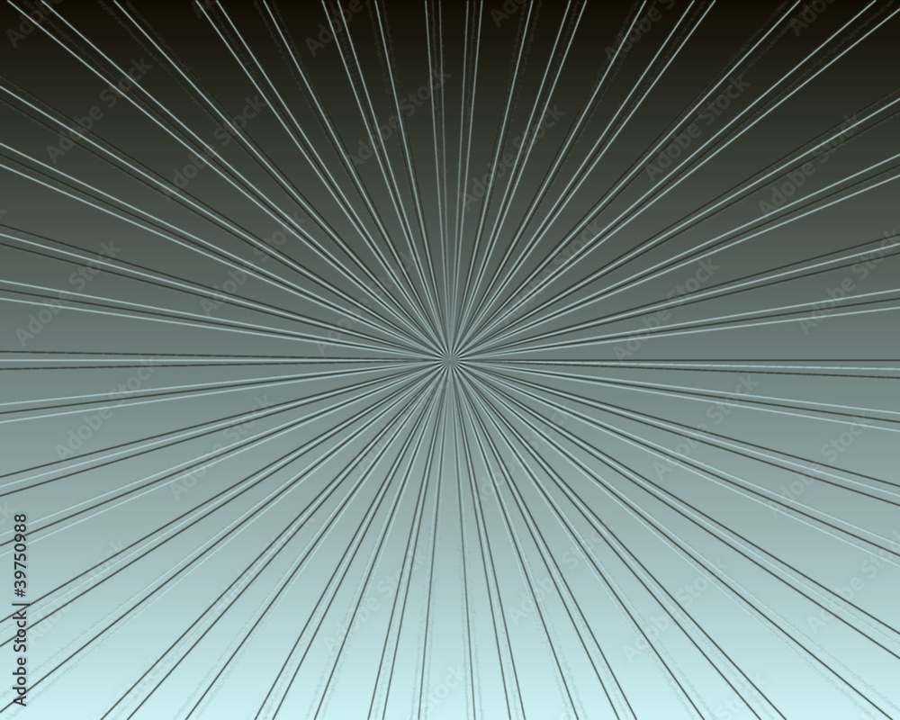 Obraz premium Silver Metallic Neon Ray Burst