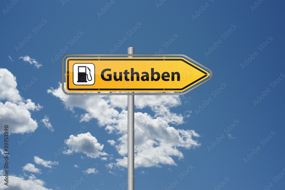 Guthaben aufladen Stock Photo