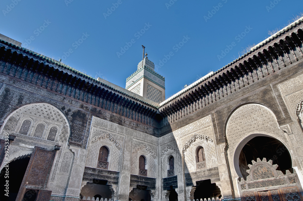 Bou Inania Madrasa at Fez, Morocco