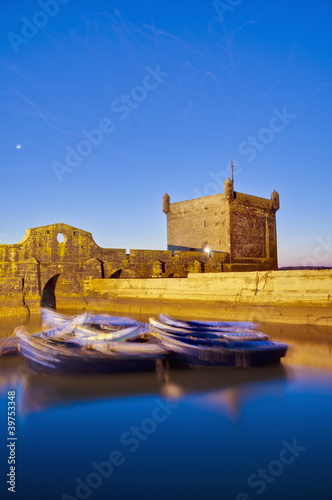 Mogador fortress building at Essaouira, Morocco photo