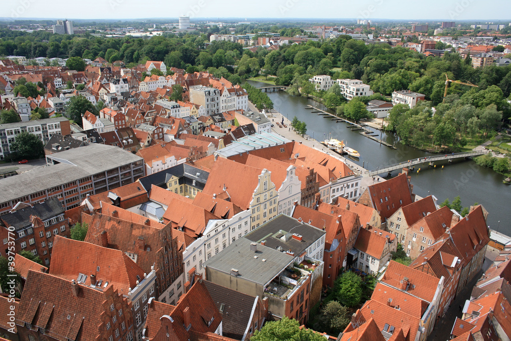 Luebeck roofs