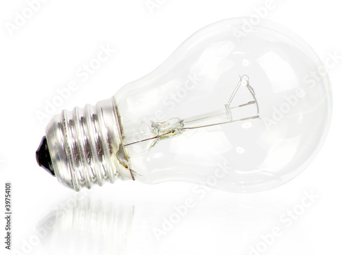 bulb on white