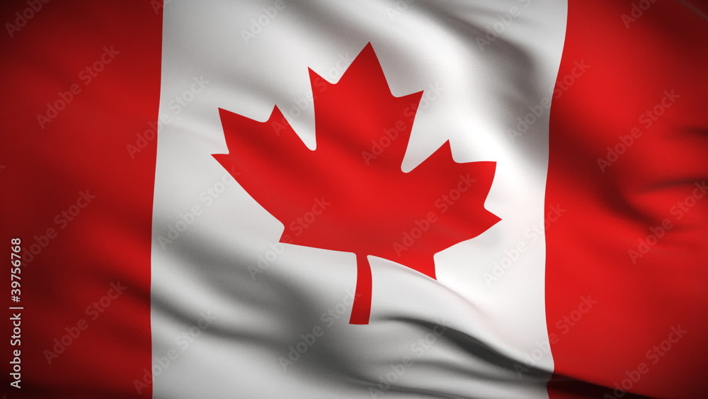 Canadian Flag HD. Looped. Canadian Flag HD. Looped.