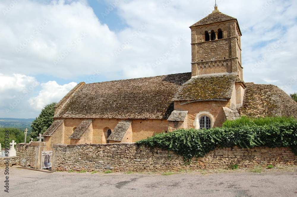 Village church in France