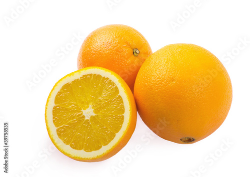 Two and half oranges