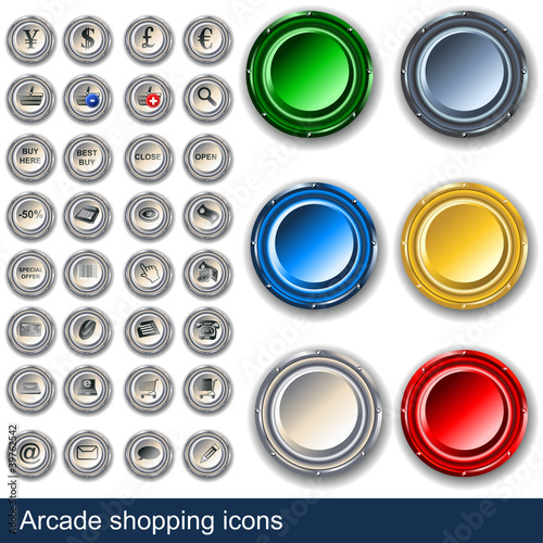 arcade shopping icons