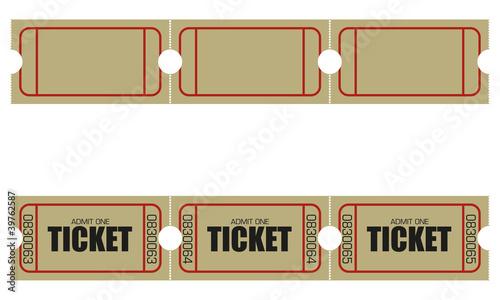 ticket - admit one