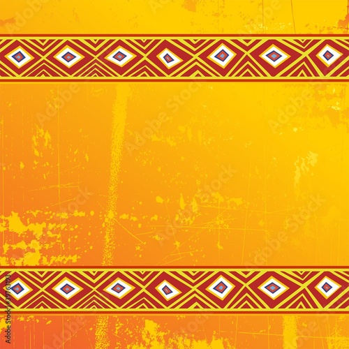 Africa Design Sfondo-Tribal Ethnic Background-Vector
