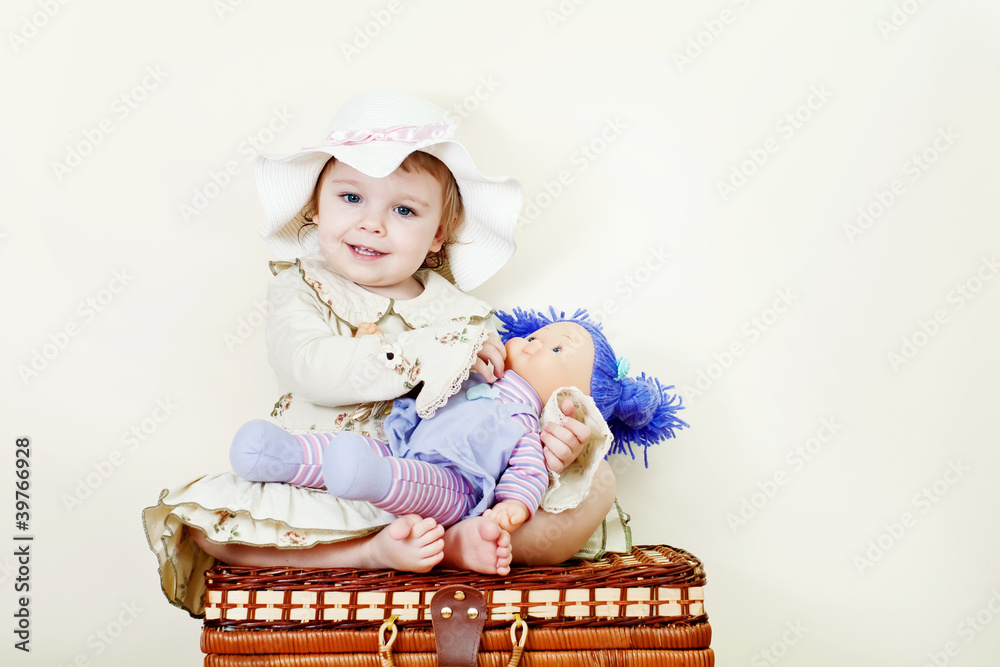 Fototapeta premium little girl