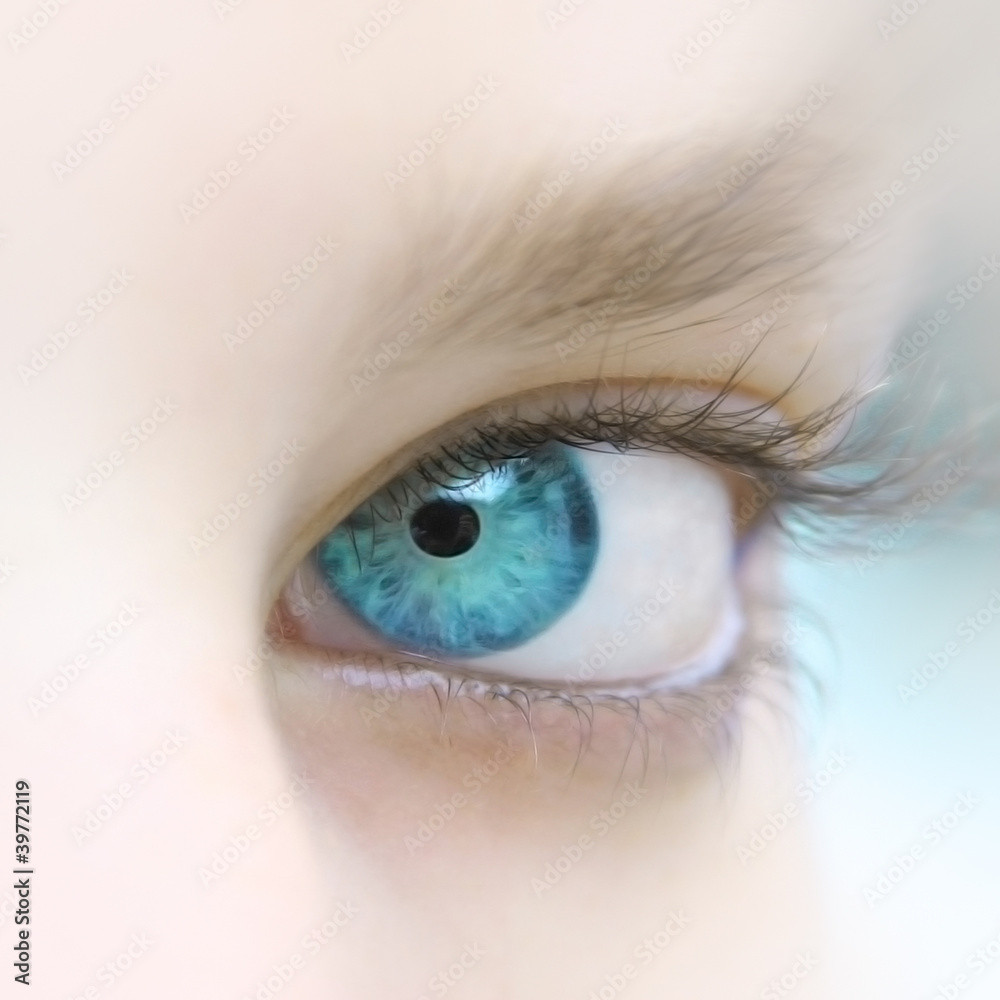 Obraz premium Oeil Bleu