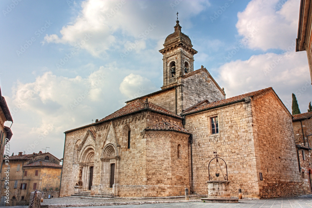 cathedral of San Quirico d'Orcia cathedral of San Quirico d'Orcia