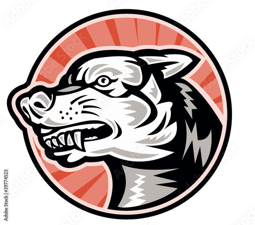 Angry Mongrel Dog Retro