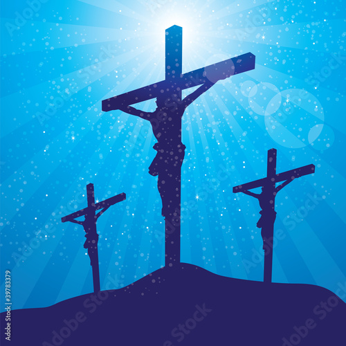 rays three crosses night