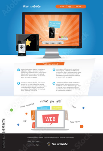 Website template