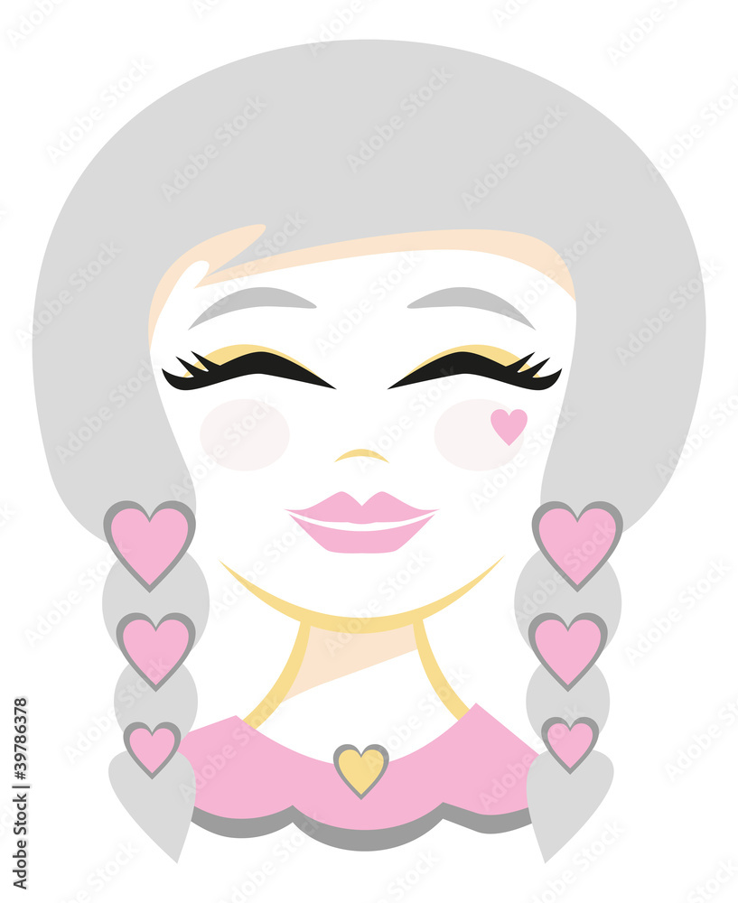 smiling girl smiling girl