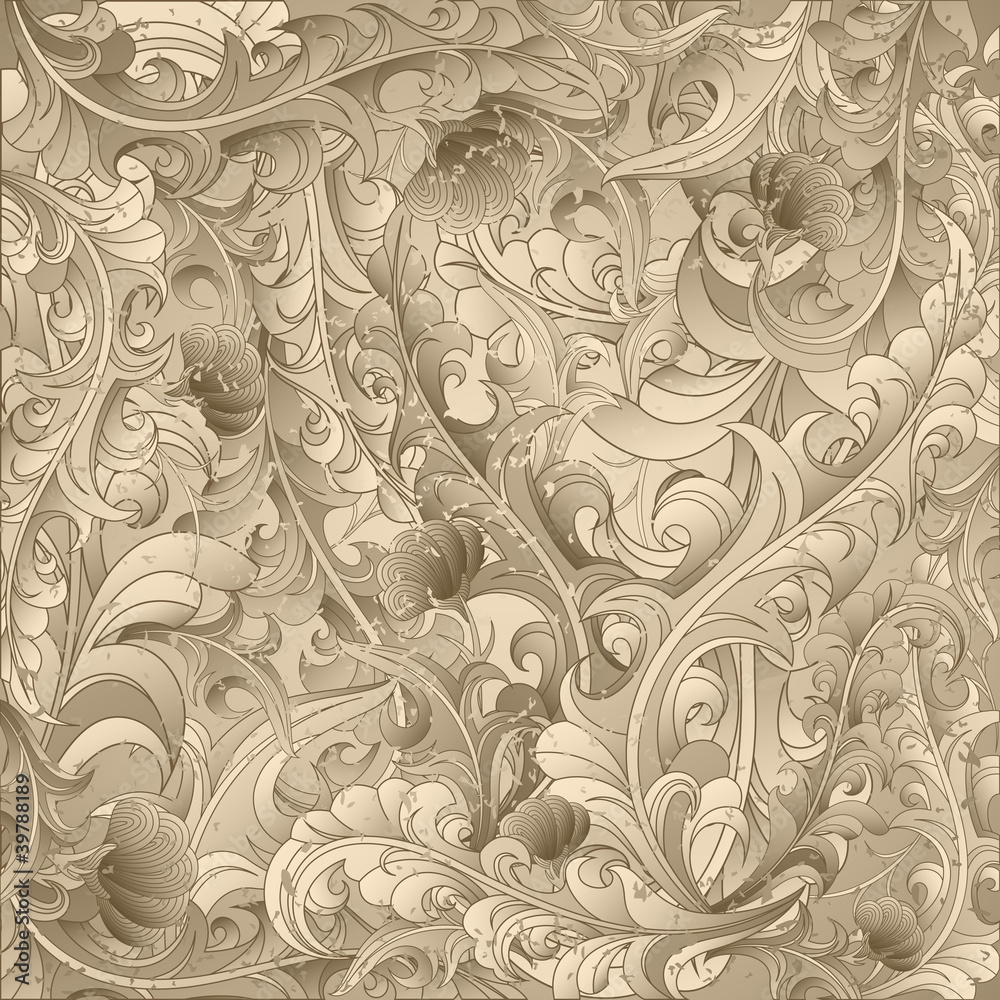 Retro Floral Background Retro Floral Background