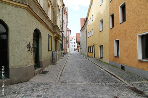 Fototapeta Naklejka Na Ścianę i Meble -  Straße in Regensburg