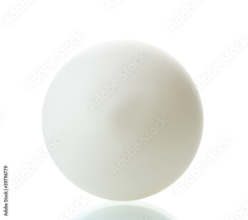 table tennis ball isolated on white