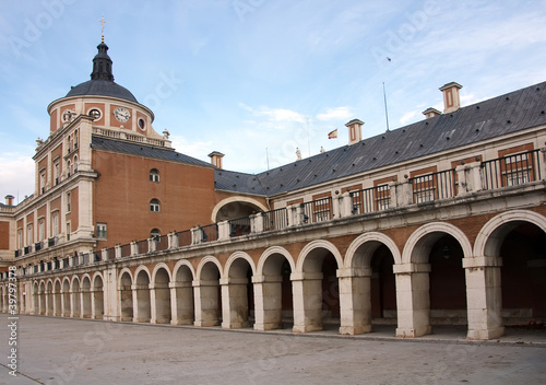 Fototapeta Naklejka Na Ścianę i Meble -  Hallway in Royal Palace of Aranjuez (Spain)