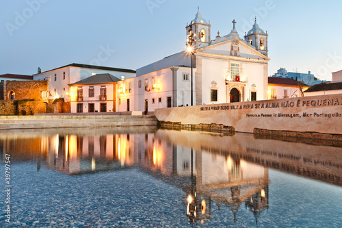 Bild auf Leinwand S. Maria`s church, Lagos, Algarve