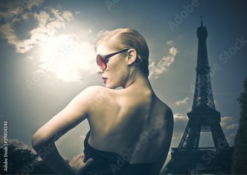 Canvas Print French beauty