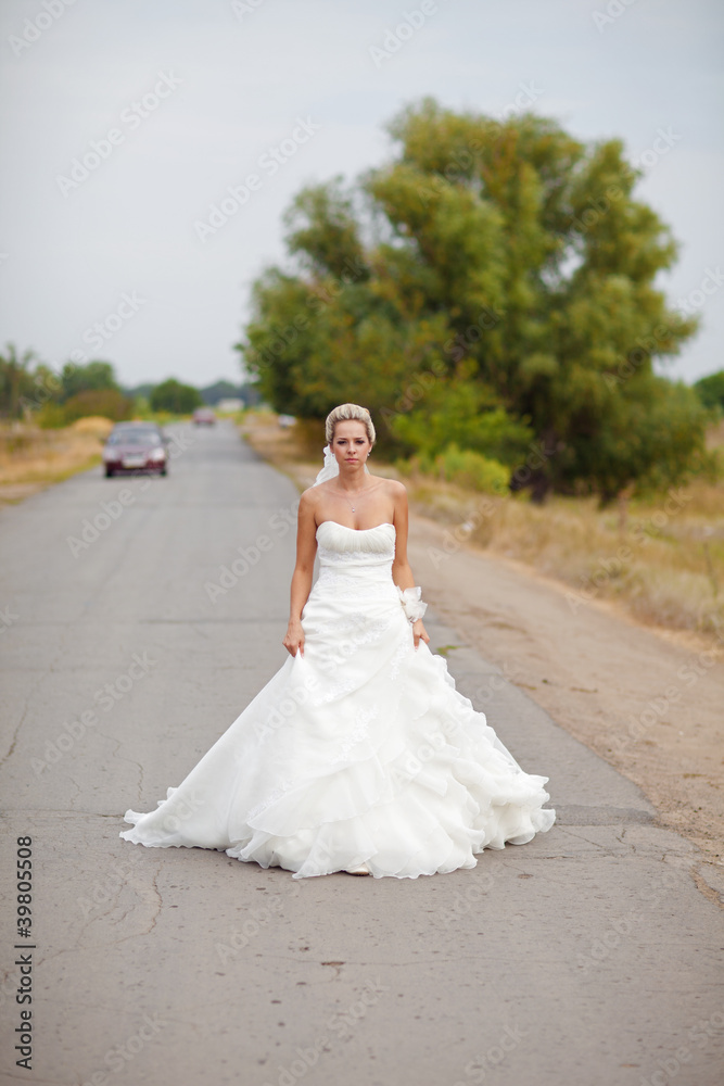 bride on the road