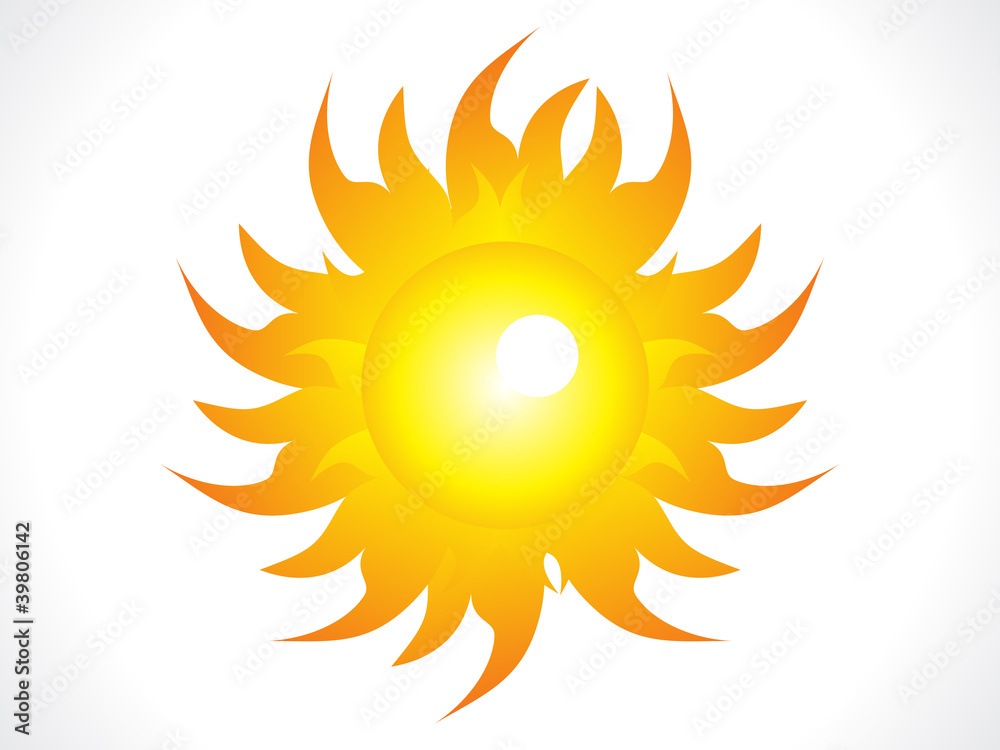 abstract shiny sun icon abstract shiny sun icon