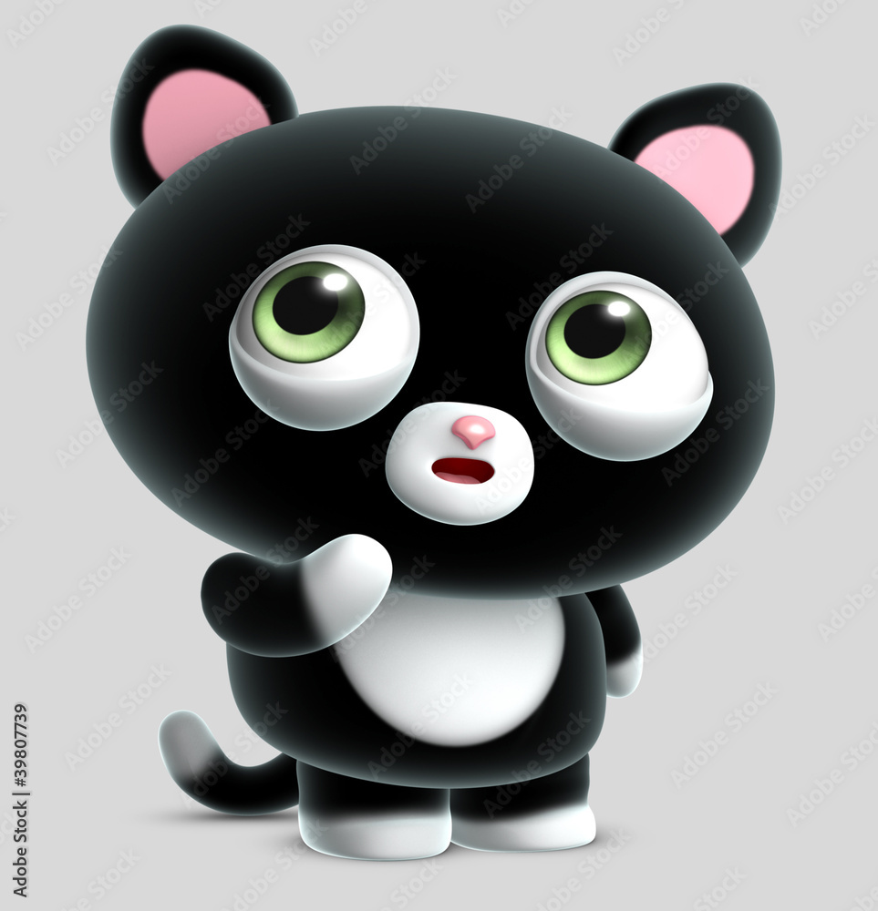 Fototapeta premium cute cat