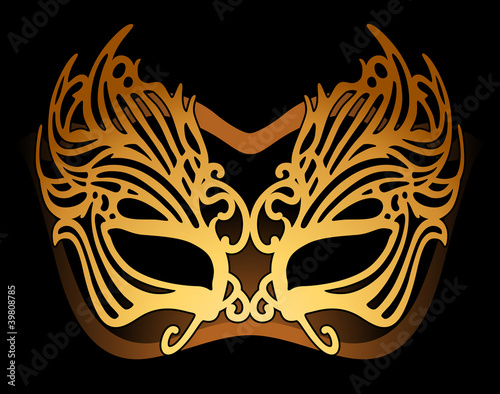 gold mask