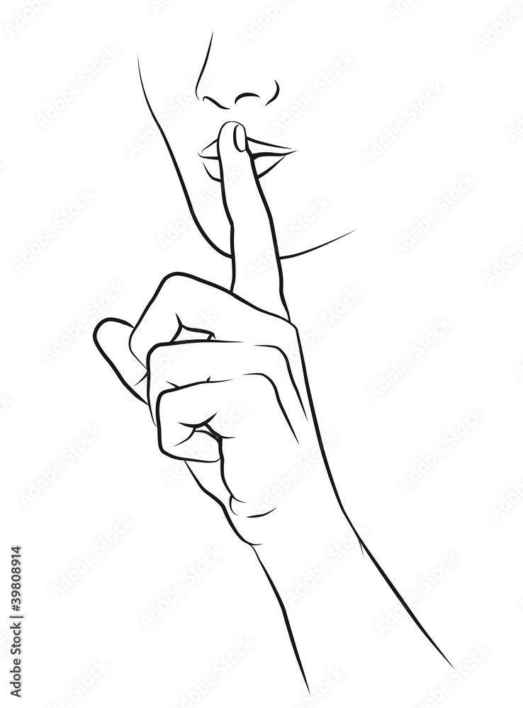 Fototapeta premium Schweigen