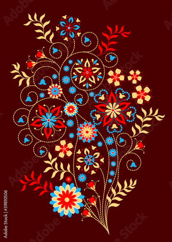 floral decorative pattern