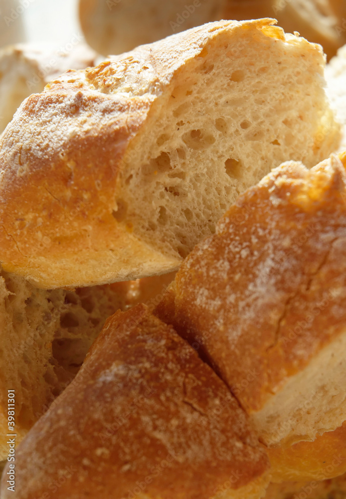 Fresh crusty bread Fresh crusty bread