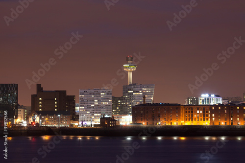 Liverpool night cityscape © Gail Johnson