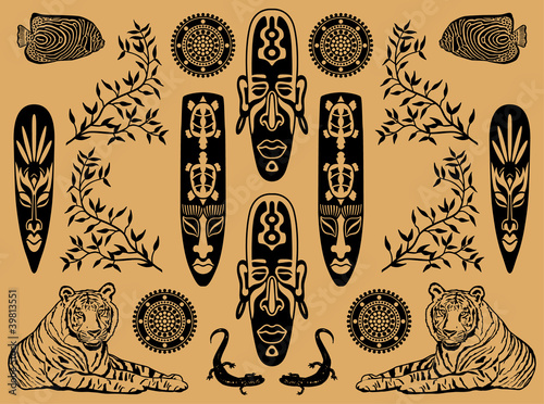 ethnic decorative elements