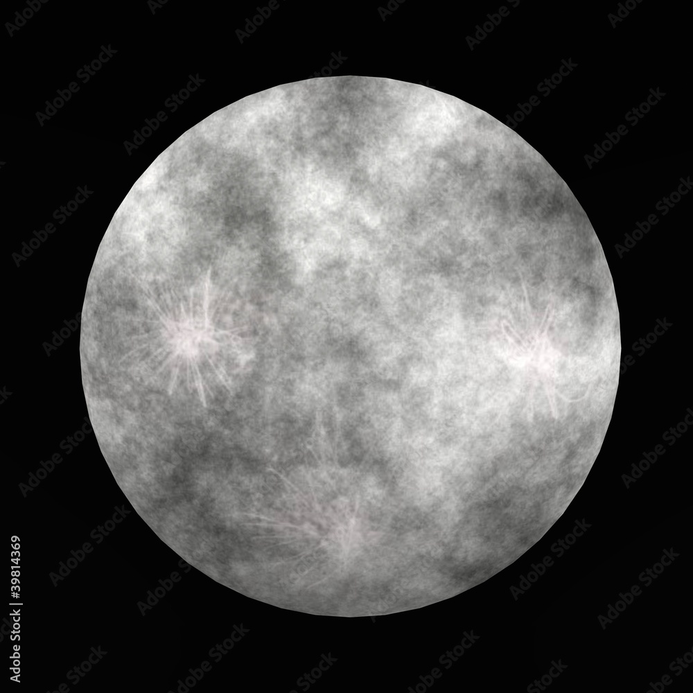 3d render of cartoon moon 3d render of cartoon moon