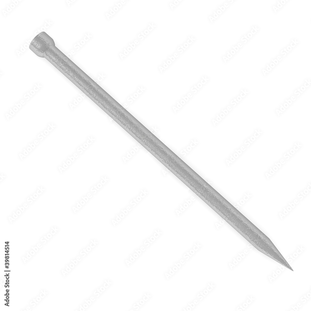 3d render of clout nail 3d render of clout nail