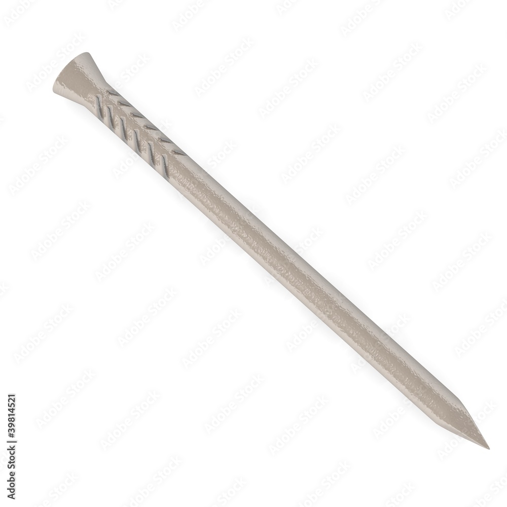 3d render of clout nail 3d render of clout nail