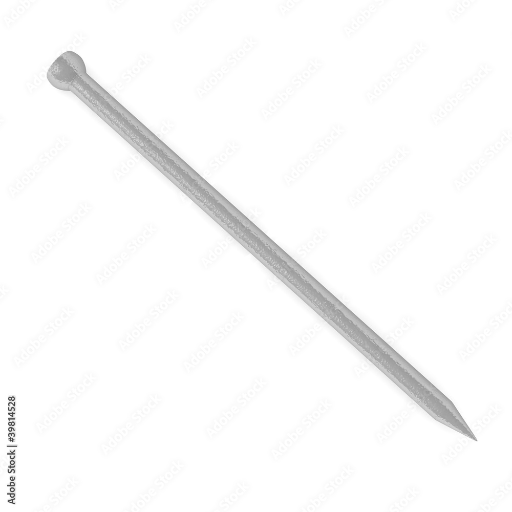 3d render of clout nail 3d render of clout nail