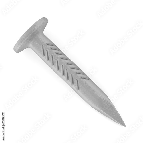 3d render of clout nail