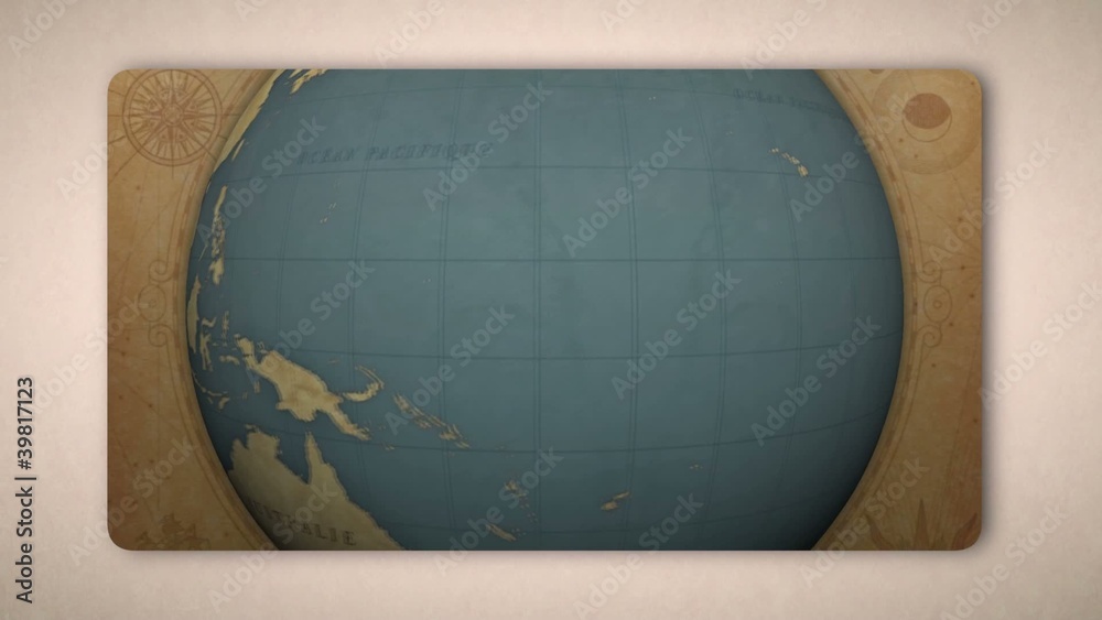 3 globes monde