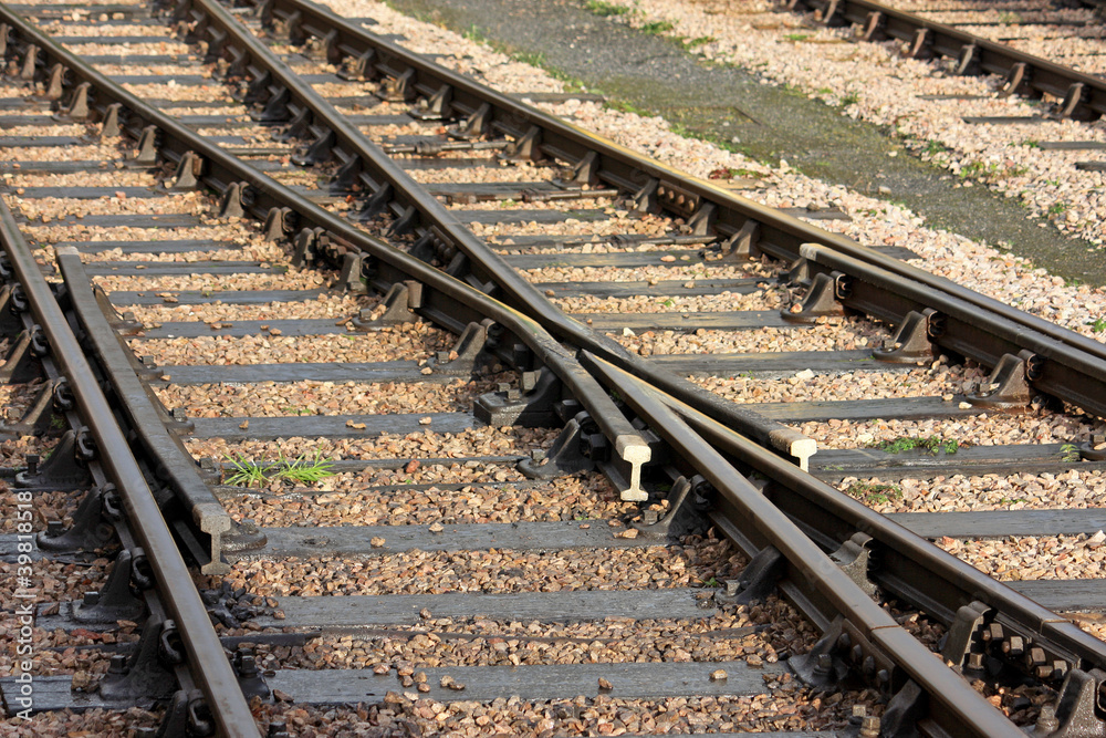 Fototapeta premium railway track