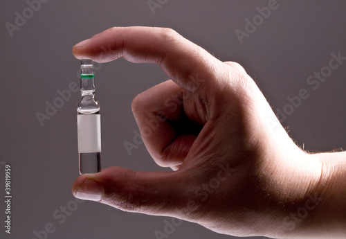 a vial of medicine photo