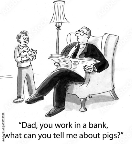 Canvas Dad banker