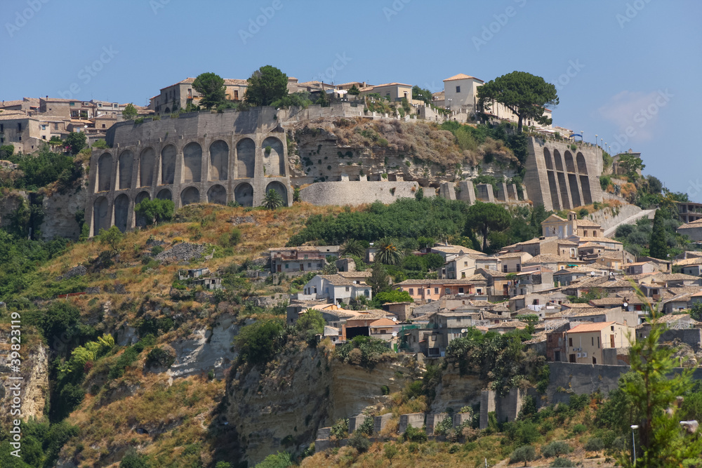 Gerace, a medieval town in the province of Reggio Calabria