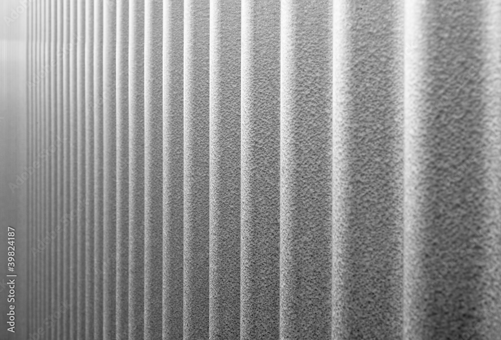 Fototapeta premium Corrugated Infinity BW